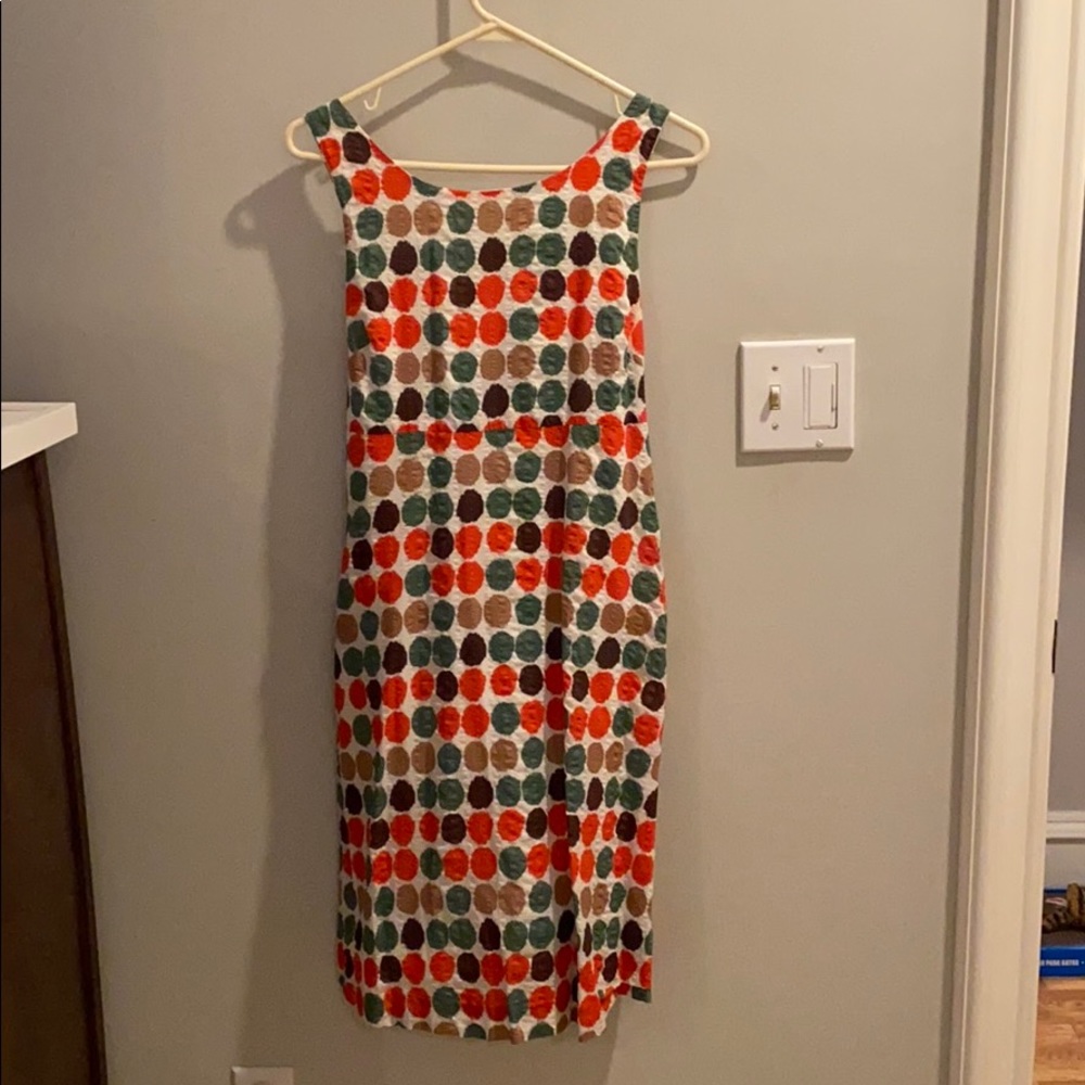 Polka dot dress Jcrew size 8